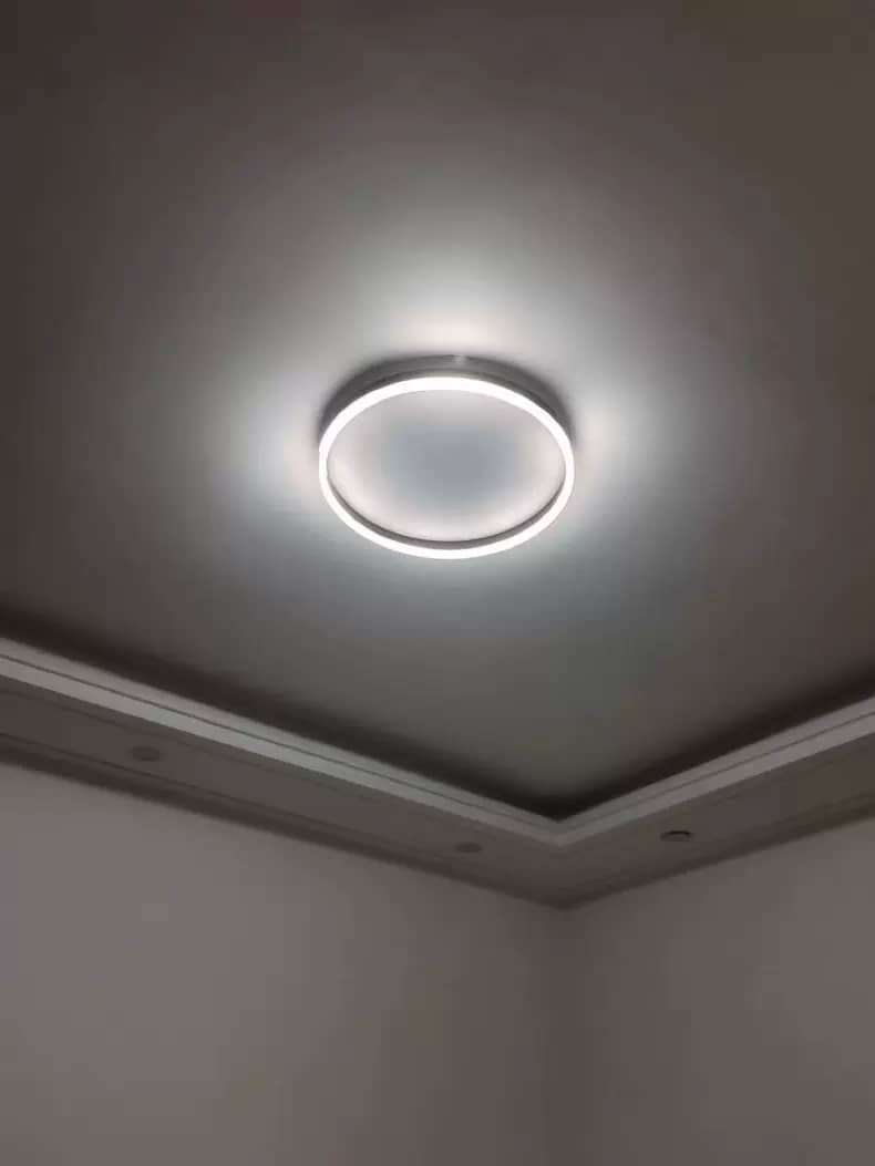 Round LED Ceiling Light | Dimmable Halo For Bedroom And Living Room