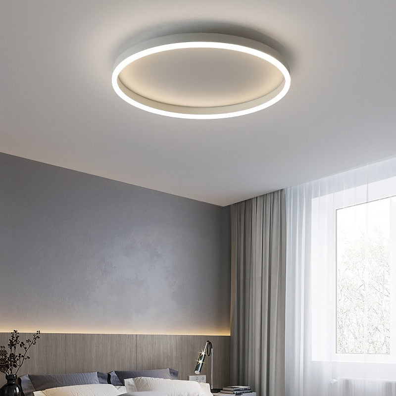 Round LED Ceiling Light | Dimmable Halo For Bedroom And Living Room