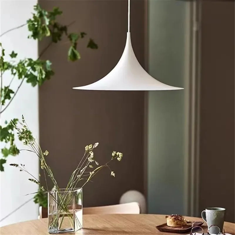 Scandinavian Cone Pendant Light | Ceiling Pendant For Bedroom And Dining