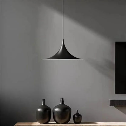 Scandinavian Cone Pendant Light | Ceiling Pendant For Bedroom And Dining