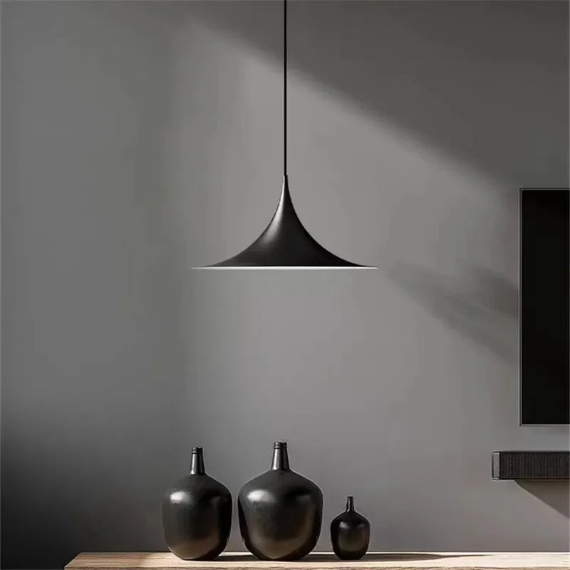 Scandinavian Cone Pendant Light | Ceiling Pendant For Bedroom And Dining