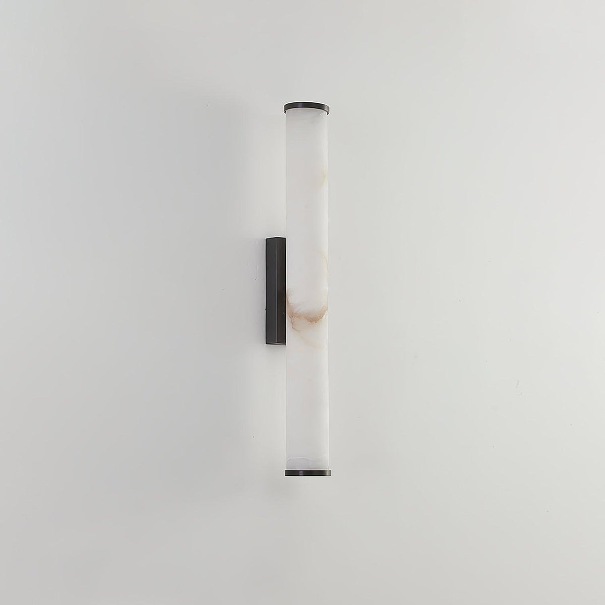 Alabaster Wall Sconce Cylindrical Tube Angle