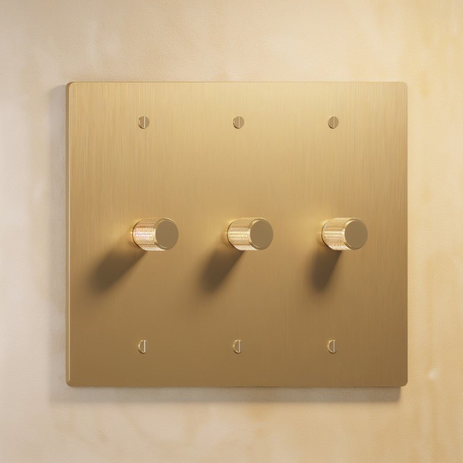 Architectural Brass 3-Way Rotary Dimmer Switch Knob Alternate