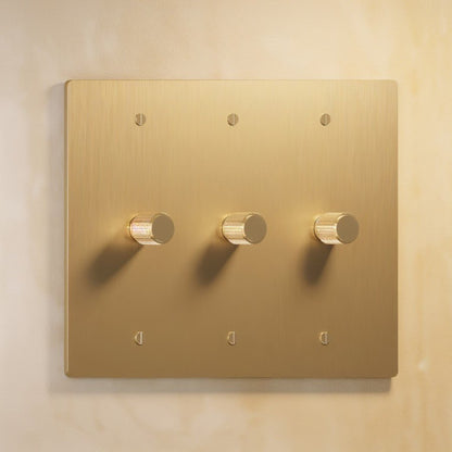 Architectural Brass 3-Way Rotary Dimmer Switch Knob Alternate