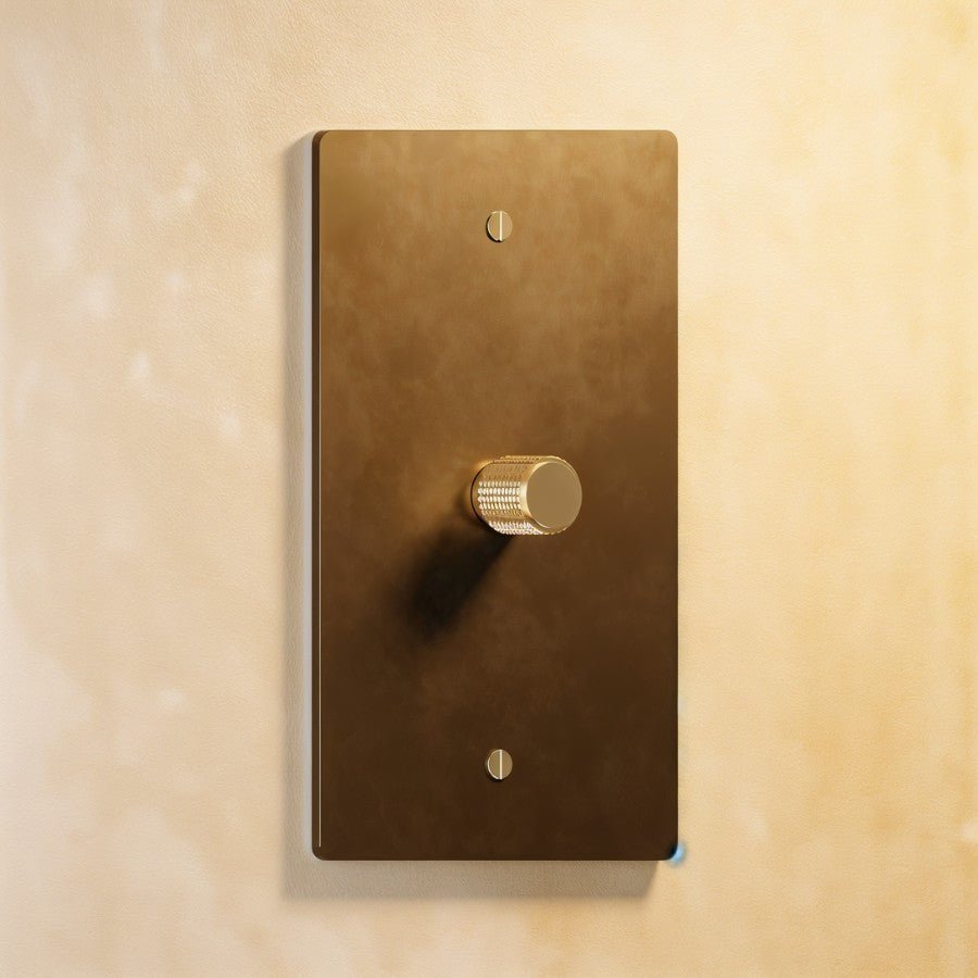 Architectural Brass 3-Way Rotary Dimmer Switch Knob View 13