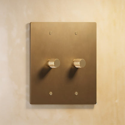 Architectural Brass 3-Way Rotary Dimmer Switch Knob View 14