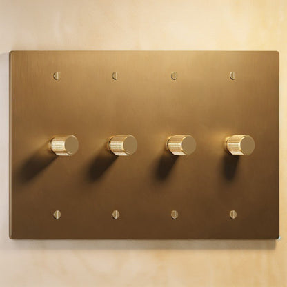 Architectural Brass 3-Way Rotary Dimmer Switch Knob View 16