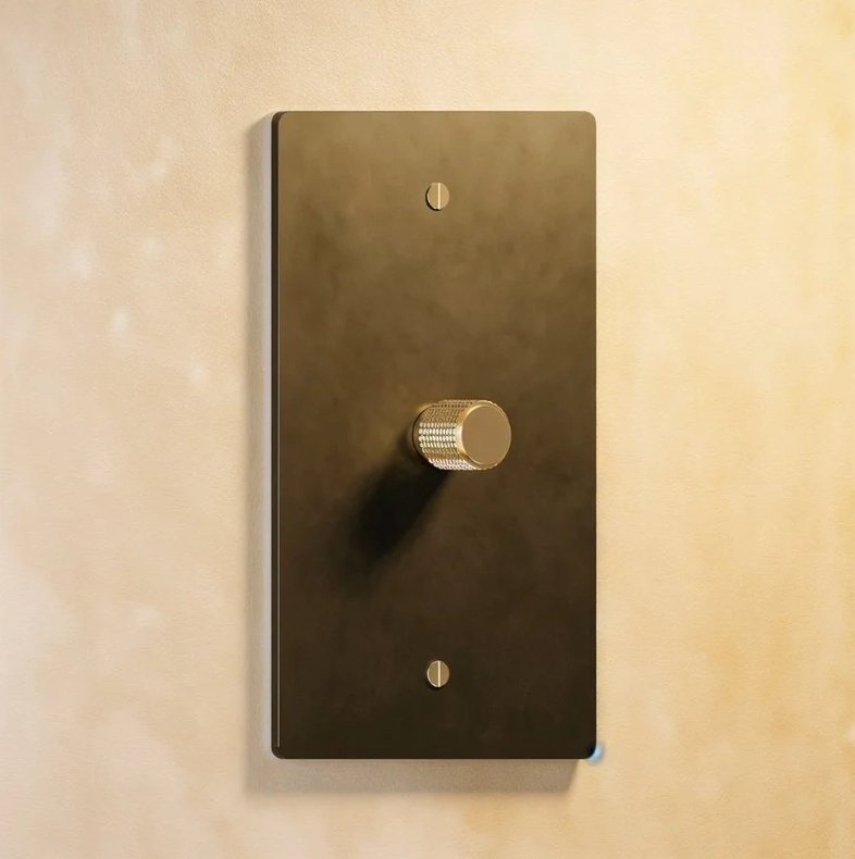 Architectural Brass 3-Way Rotary Dimmer Switch Knob View 18