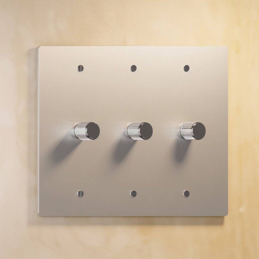 Architectural Brass 3-Way Rotary Dimmer Switch Knob View 25