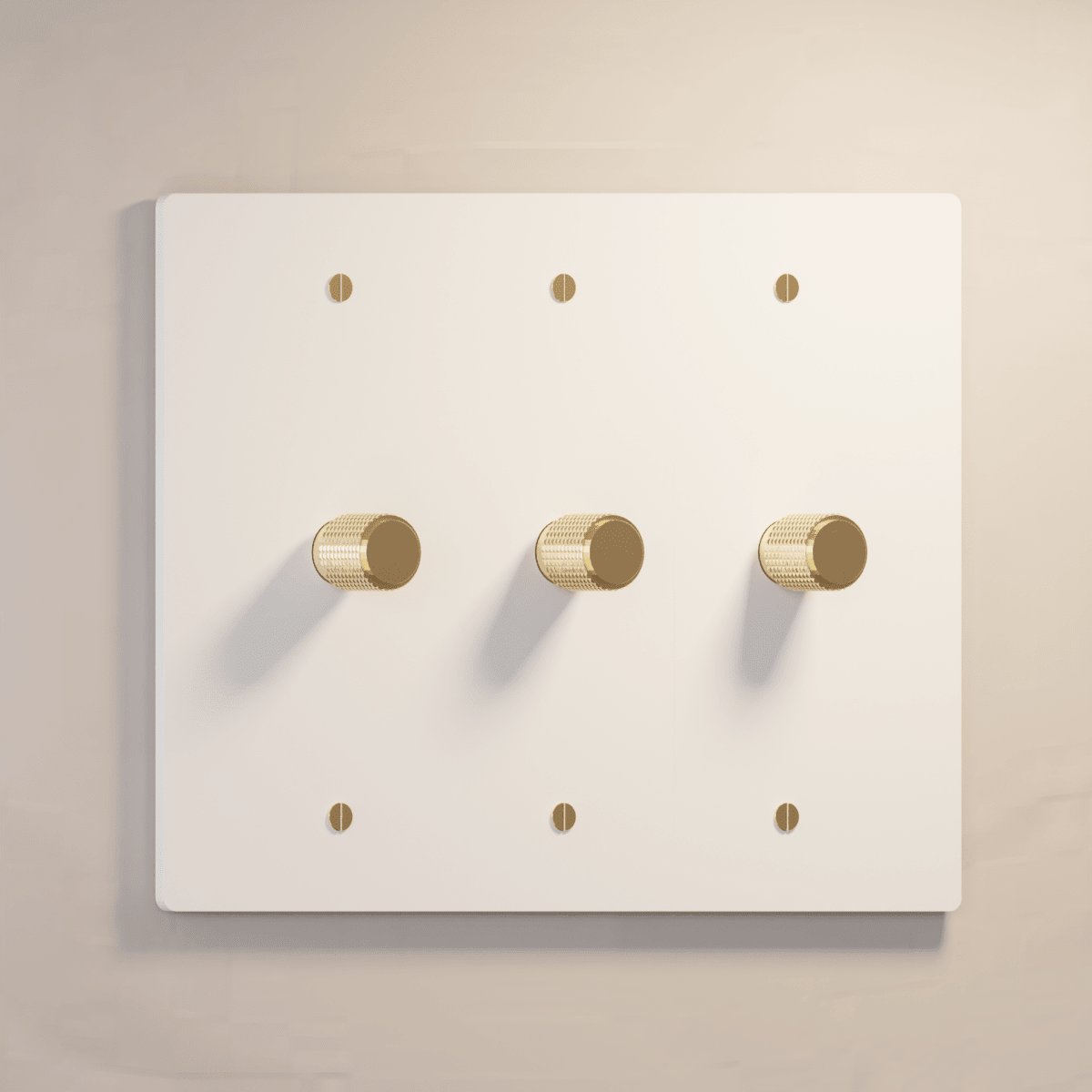 Architectural Brass 3-Way Rotary Dimmer Switch Knob View 30