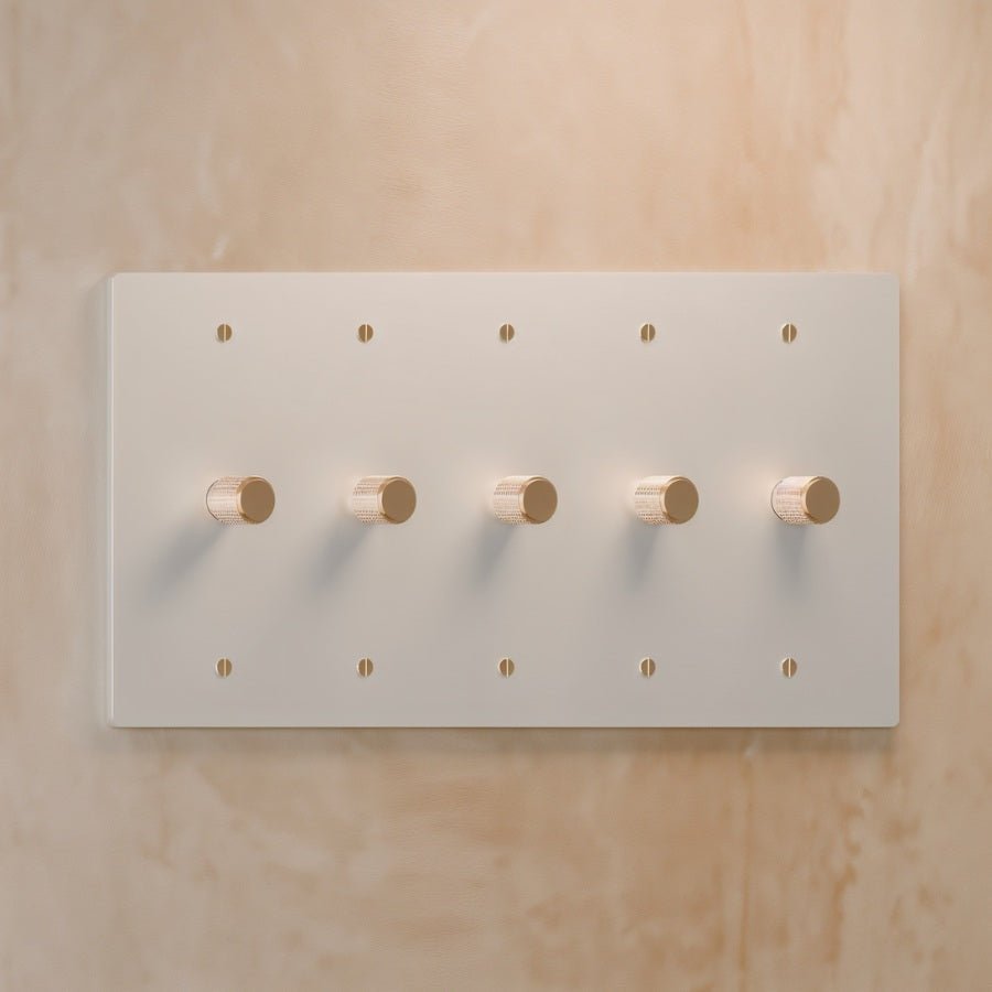 Architectural Brass 3-Way Rotary Dimmer Switch Knob View 32