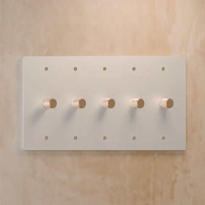 Architectural Brass 3-Way Rotary Dimmer Switch Knob View 32