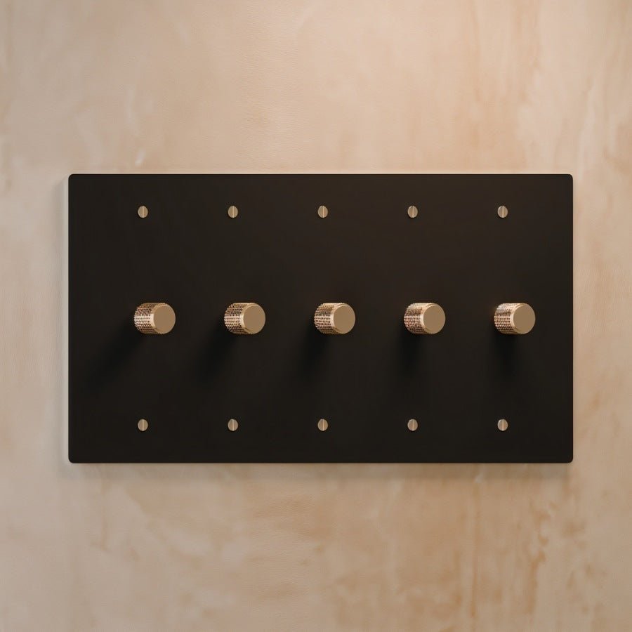 Architectural Brass 3-Way Rotary Dimmer Switch Knob View 42