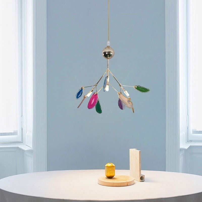 Aria Agate Creative Colourful Chandelier Bedroom/Living Room View 11