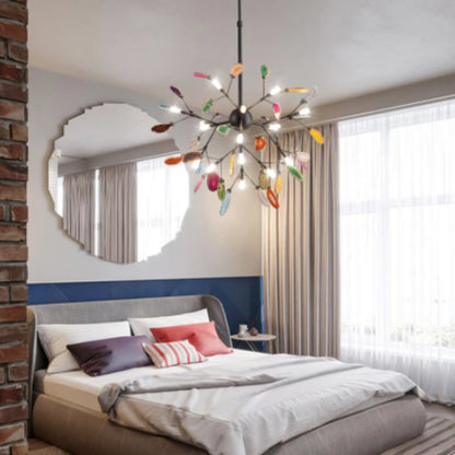 Aria Agate Creative Colourful Chandelier Bedroom/Living Room View 13