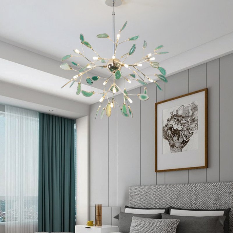 Aria Agate Creative Colourful Chandelier Bedroom/Living Room View 19