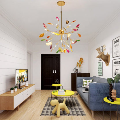 Aria Agate Creative Colourful Chandelier Bedroom/Living Room View 20