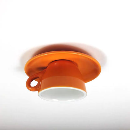 Aria Modern Coffee Cups Ceramic Flush Ceiling Lighting View 12