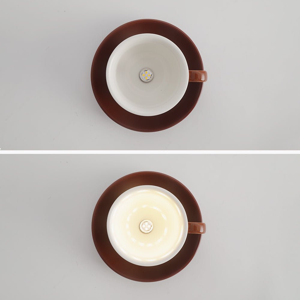 Aria Modern Coffee Cups Ceramic Flush Ceiling Lighting View 15