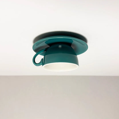 Aria Modern Coffee Cups Ceramic Flush Ceiling Lighting View 18