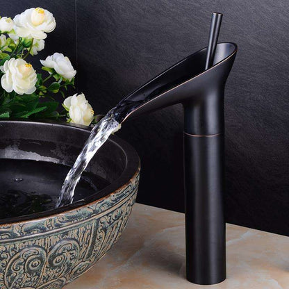Waterfall Basin Faucet Mixer Tap | Antique Style Bathroom Fixture