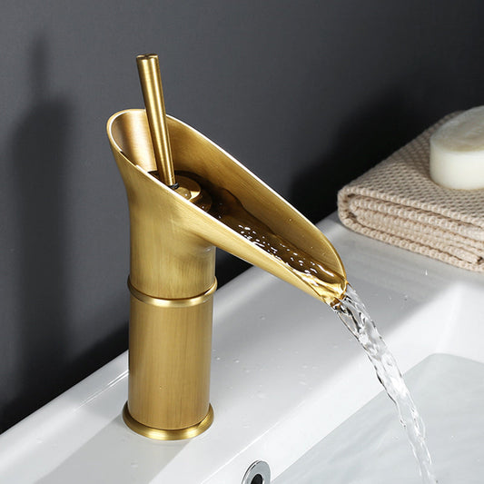 Waterfall Basin Faucet Mixer Tap | Antique Style Bathroom Fixture