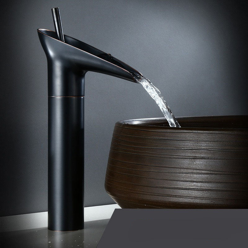 Waterfall Basin Faucet Mixer Tap | Antique Style Bathroom Fixture