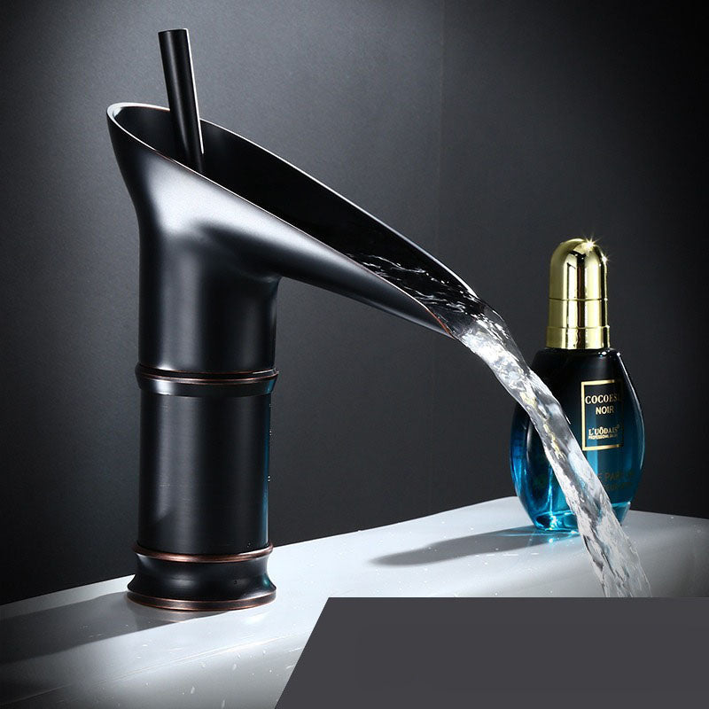 Waterfall Basin Faucet Mixer Tap | Antique Style Bathroom Fixture