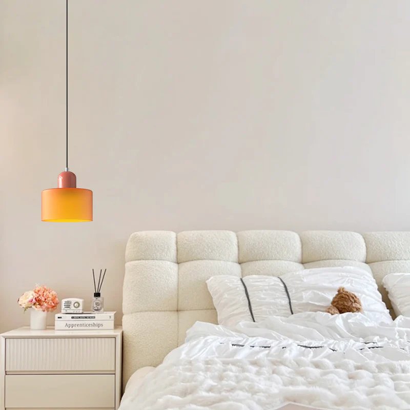 Bauhaus Small Glass Art Pendant Light For Kitchen Island Back