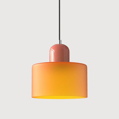 Bauhaus Small Glass Art Pendant Light For Kitchen Island Front