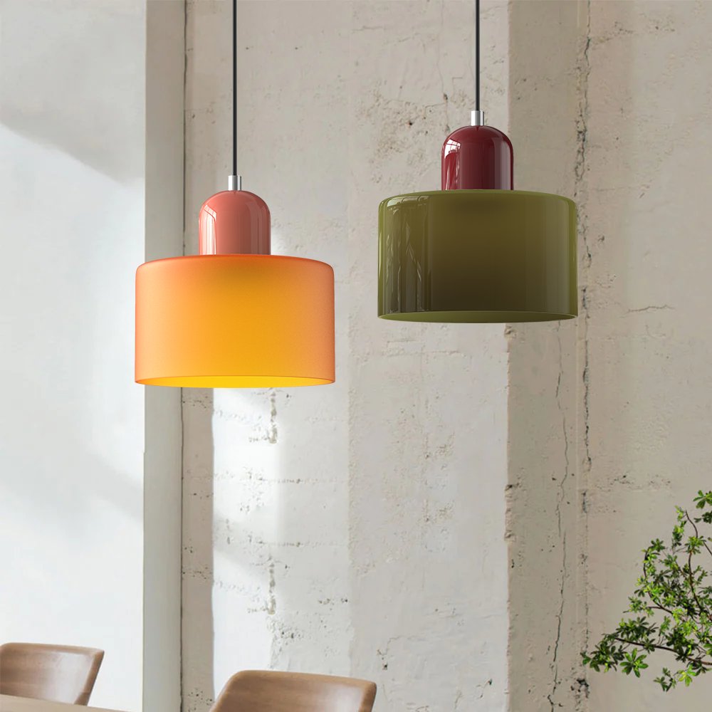 Bauhaus Small Glass Art Pendant Light For Kitchen Island Hero