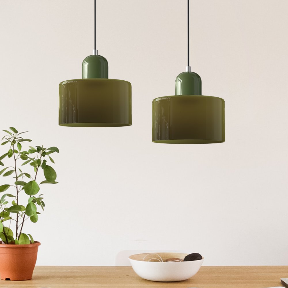 Bauhaus Small Glass Art Pendant Light For Kitchen Island View 13