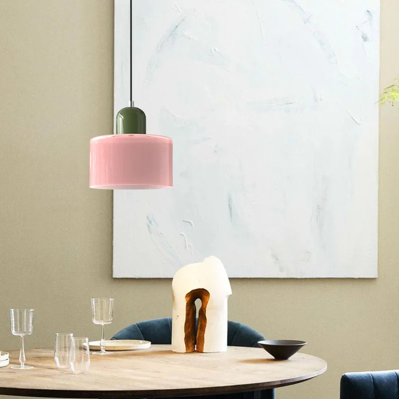 Bauhaus Small Glass Art Pendant Light For Kitchen Island View 47
