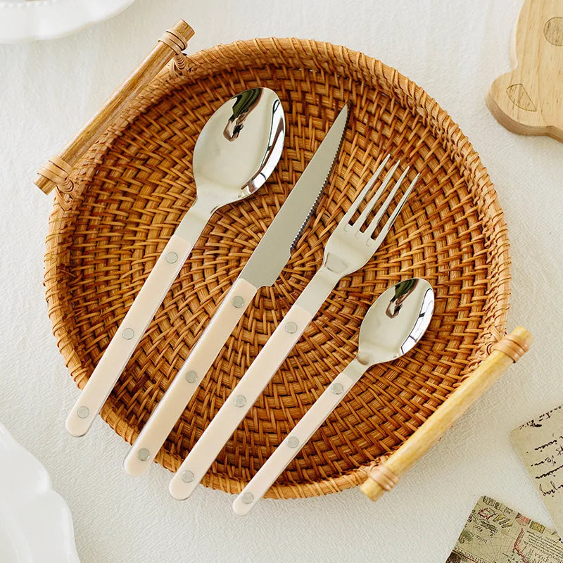 Classic Bistro Cutlery Set | Modern Stainless Steel