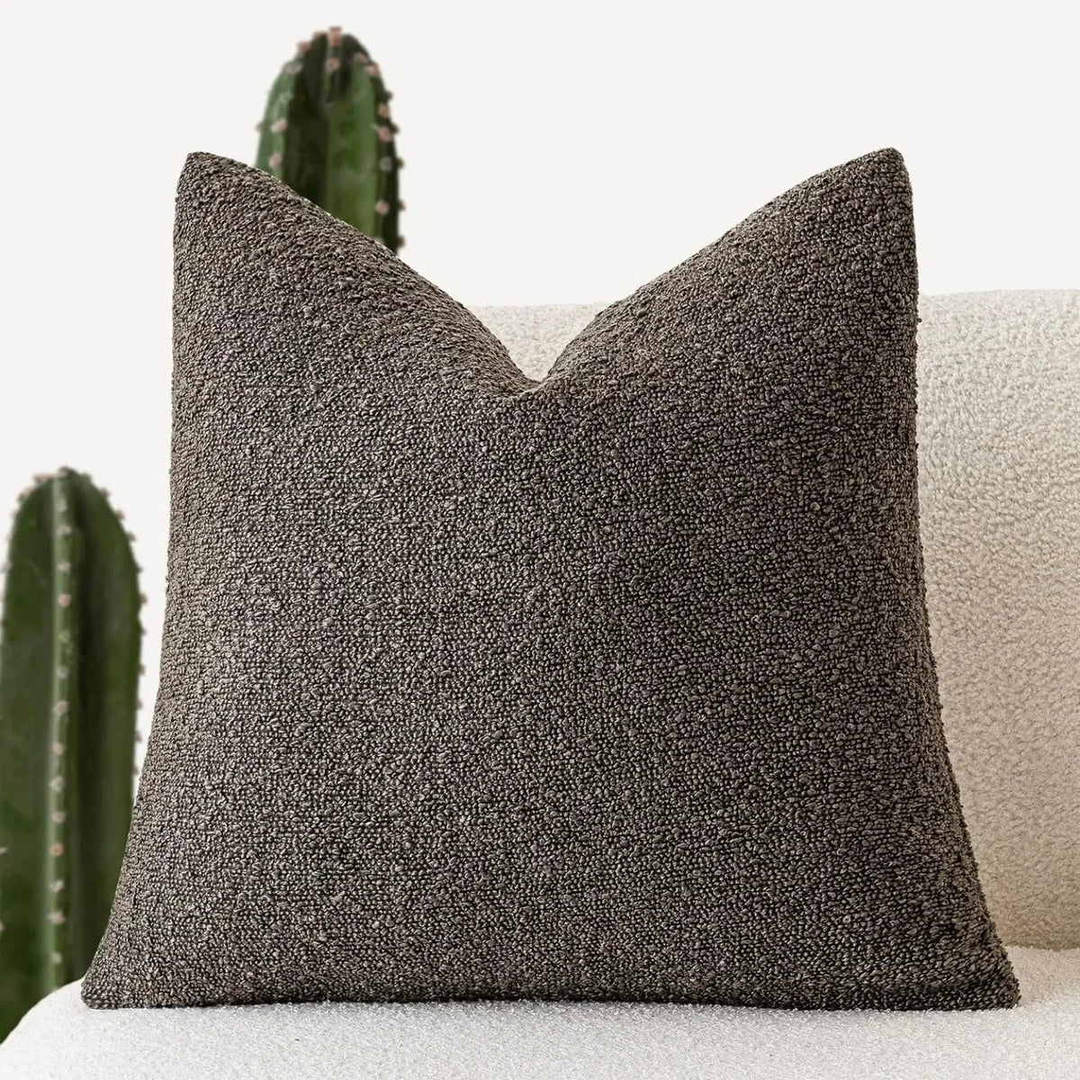 Boucle Cushion Cover Pinched Corner Alternate