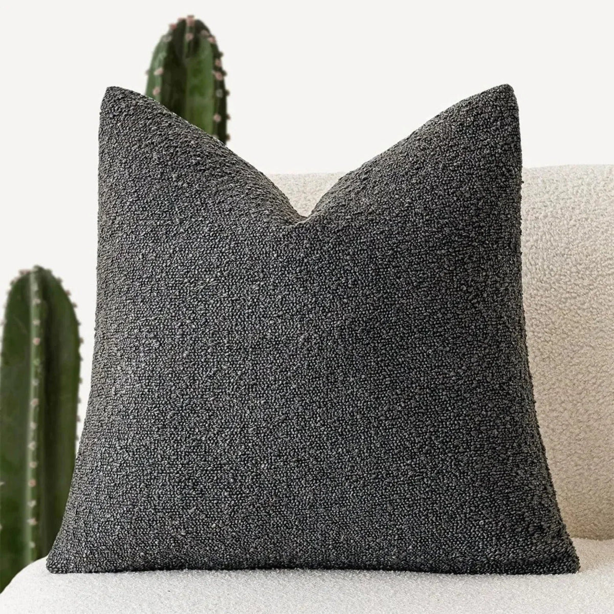 Boucle Cushion Cover Pinched Corner View 14