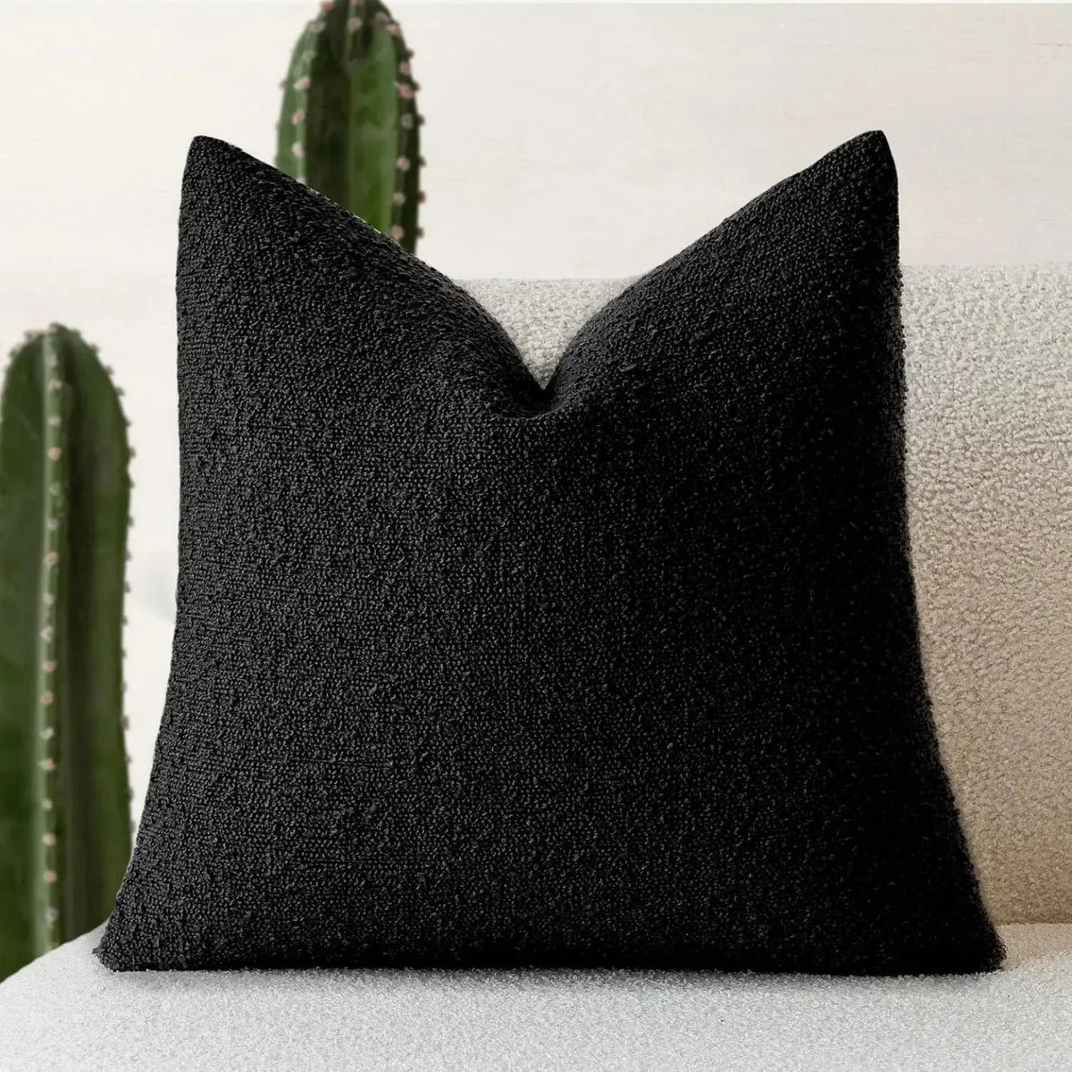Boucle Cushion Cover Pinched Corner View 15