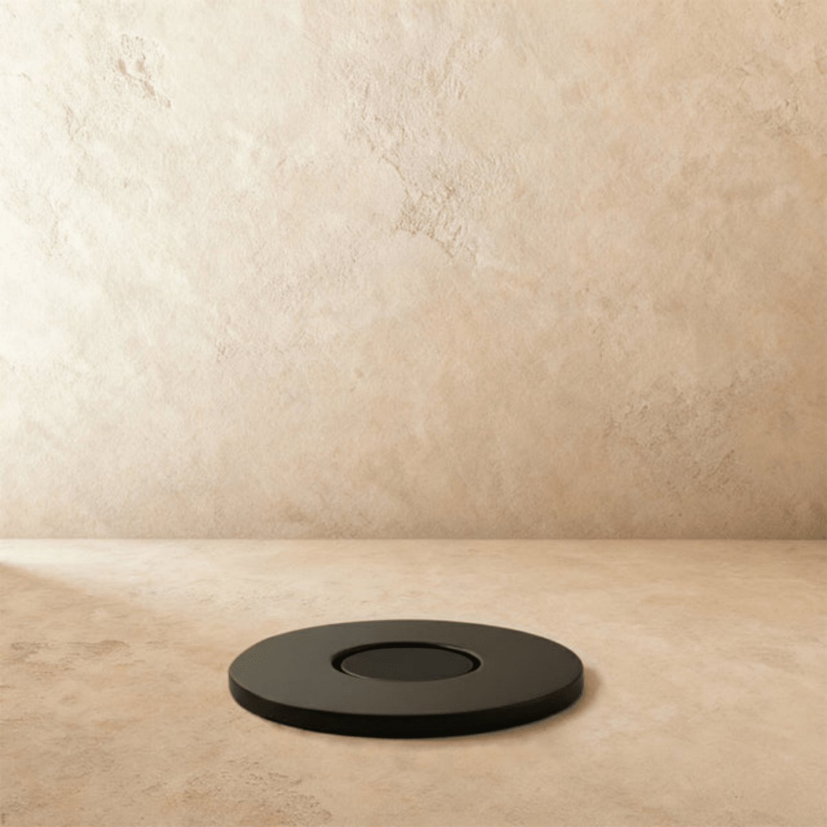 Brass Concealed Magnetic Door Stop Flush Floor Front