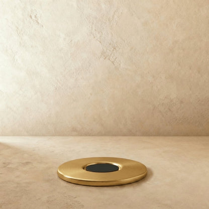 Brass Concealed Magnetic Door Stop Flush Floor Side