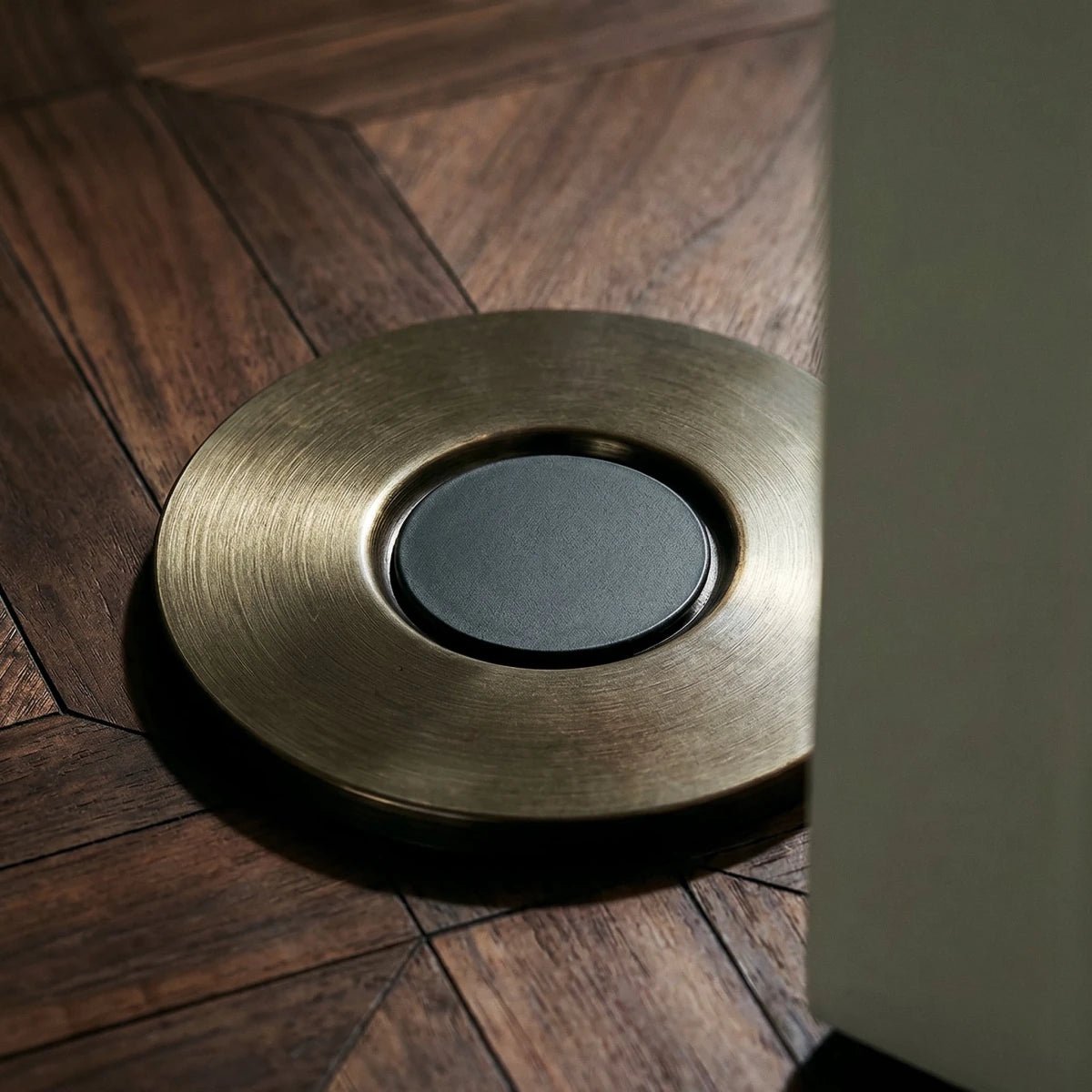 Brass Concealed Magnetic Door Stop Flush Floor View 13