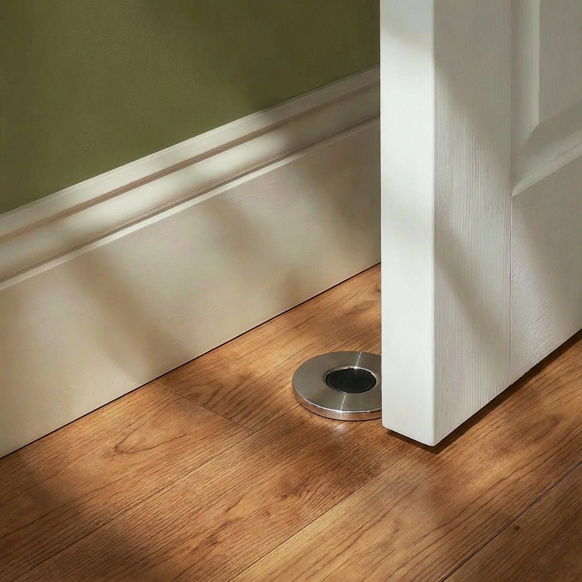 Brass Concealed Magnetic Door Stop Flush Floor View 14