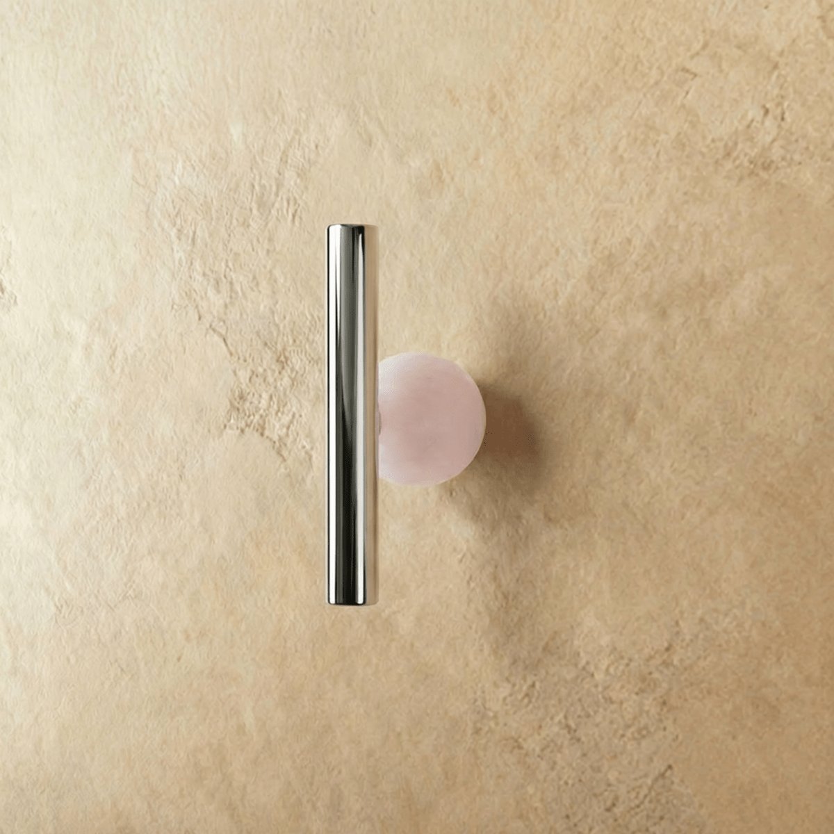 Brass Crystal Knob Pull Bar Asymmetric Ball View 13