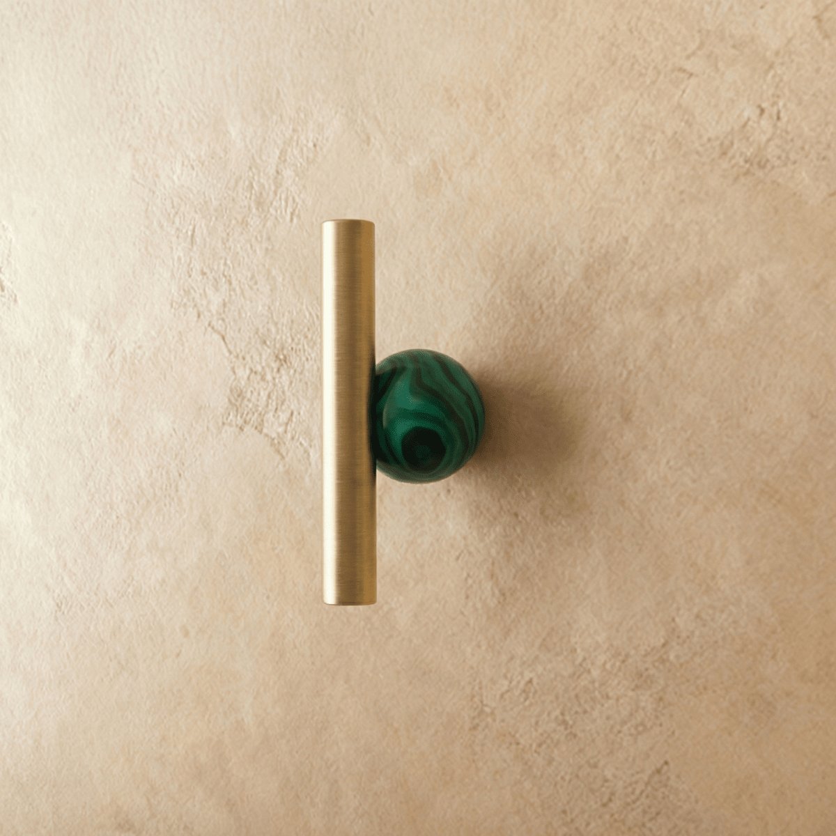 Brass Crystal Knob Pull Bar Asymmetric Ball View 14