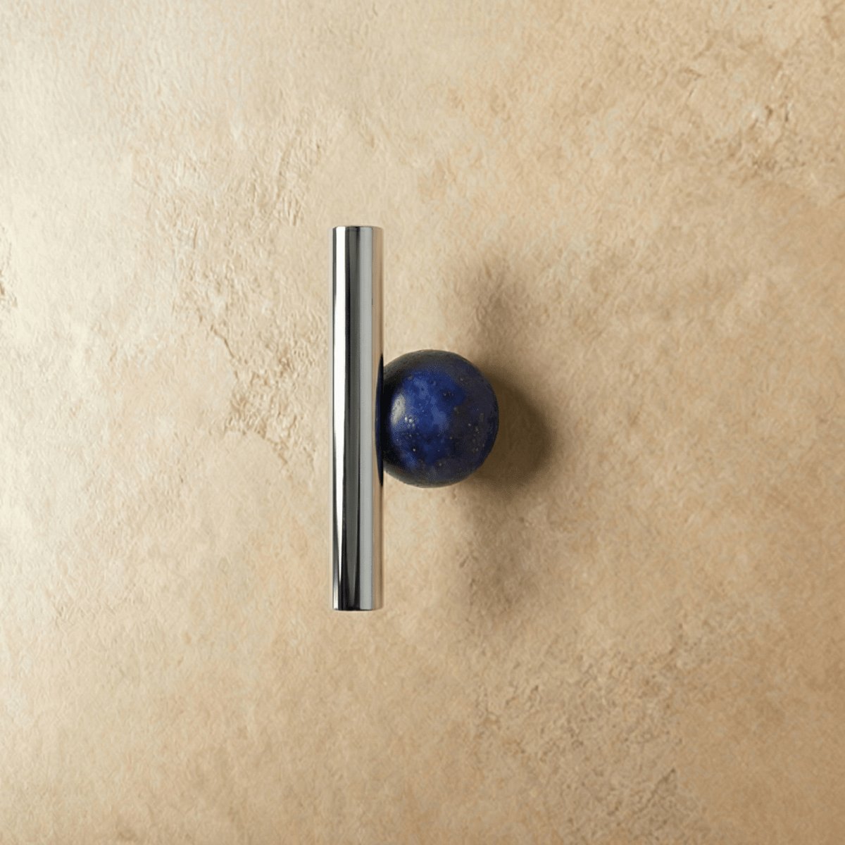 Brass Crystal Knob Pull Bar Asymmetric Ball View 17