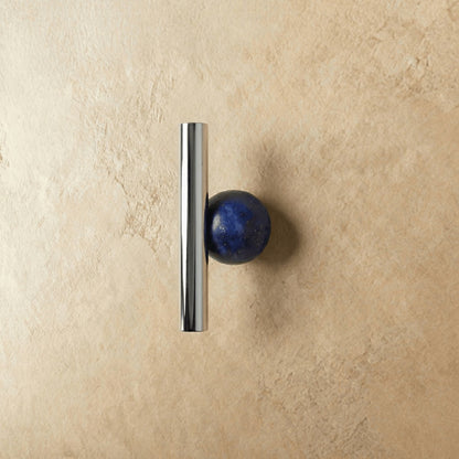 Brass Crystal Knob Pull Bar Asymmetric Ball View 17