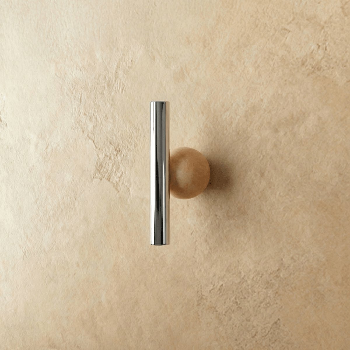 Brass Crystal Knob Pull Bar Asymmetric Ball View 18
