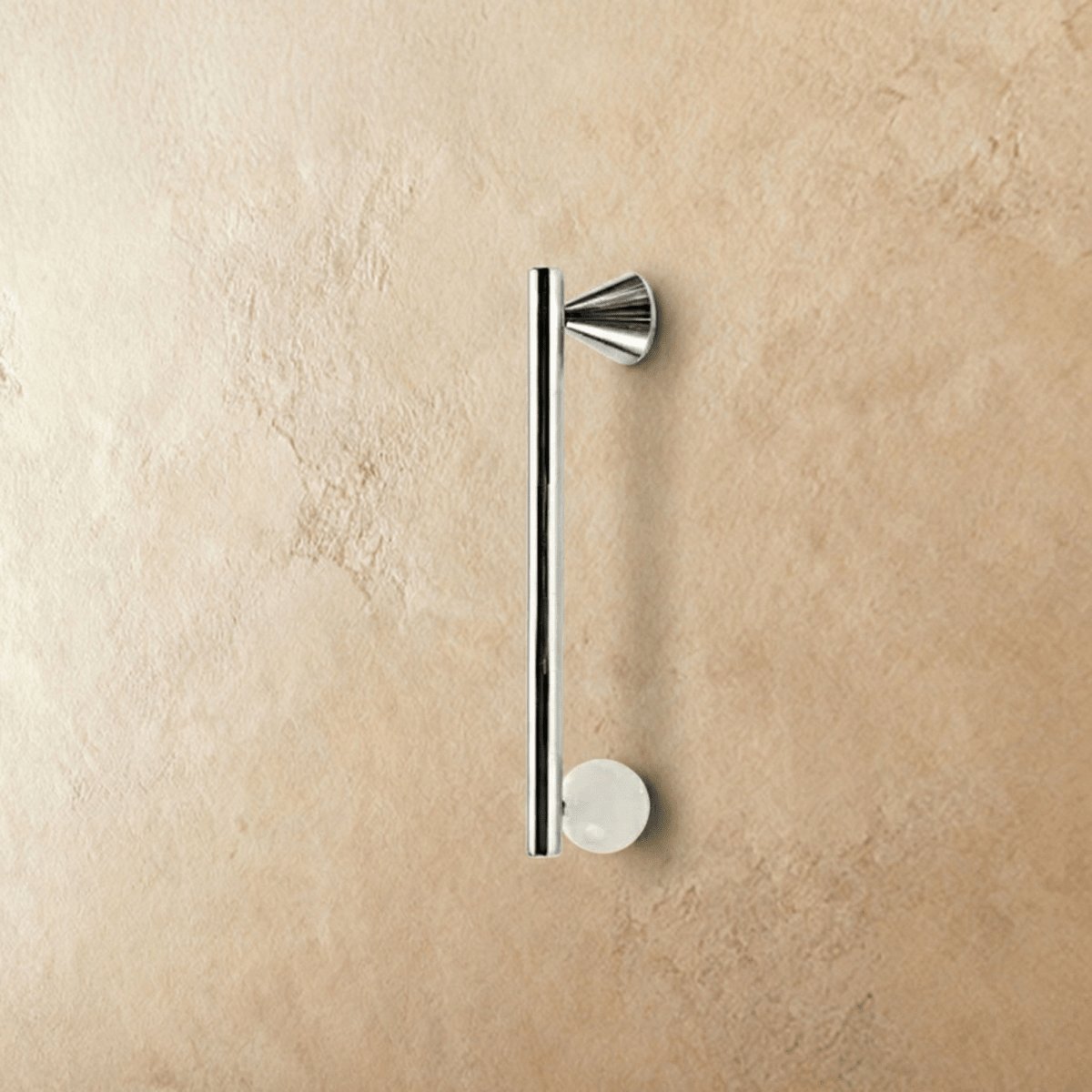 Brass Crystal Knob Pull Bar Asymmetric Ball View 21