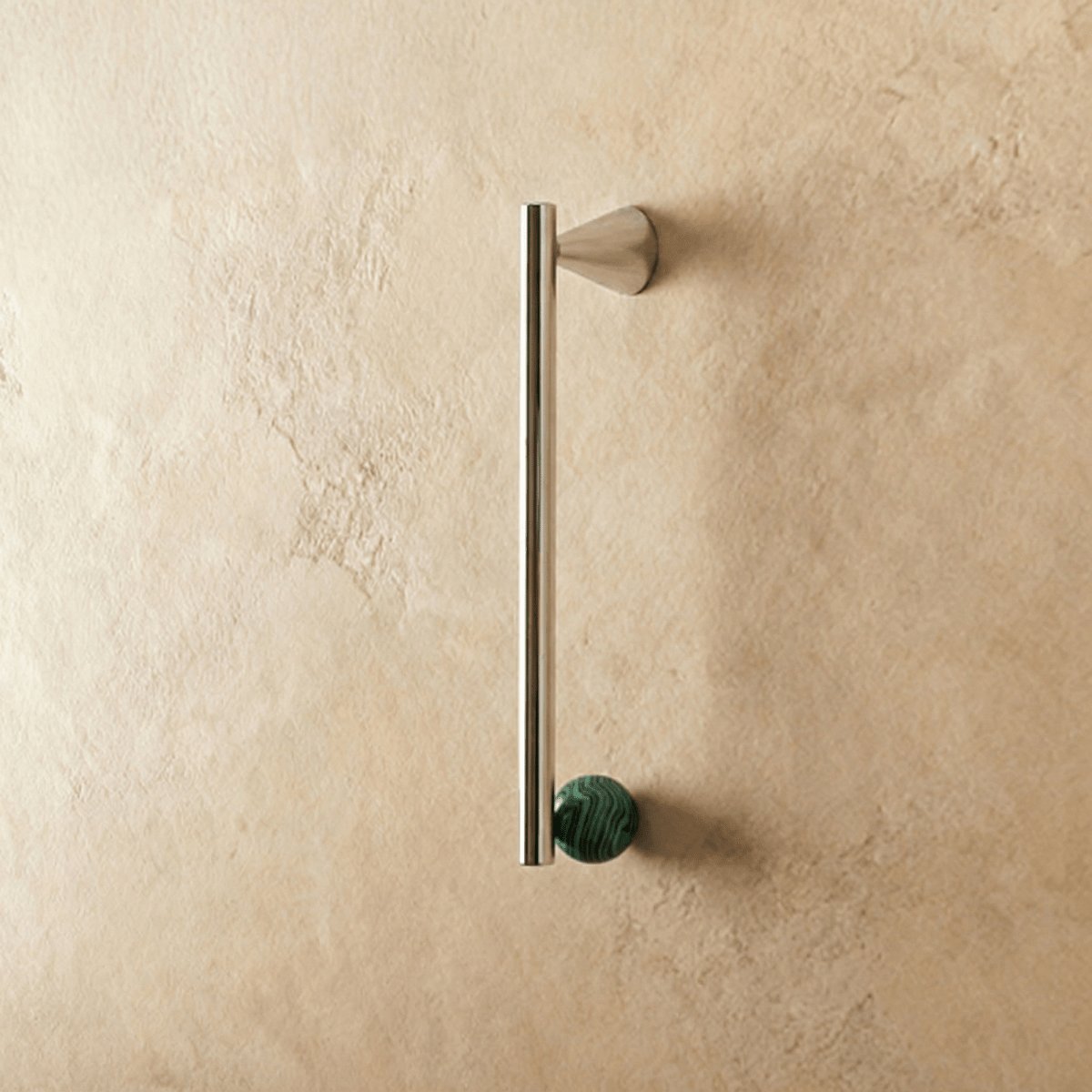 Brass Crystal Knob Pull Bar Asymmetric Ball View 26