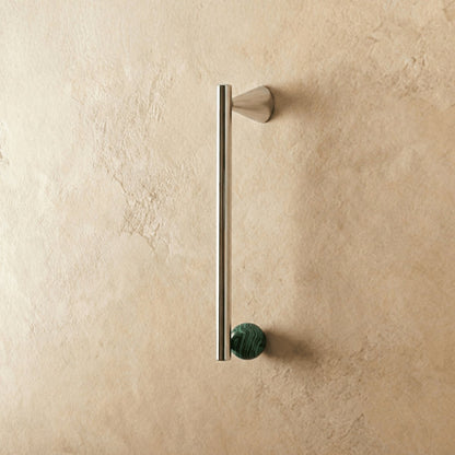 Brass Crystal Knob Pull Bar Asymmetric Ball View 26