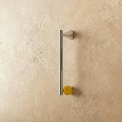 Brass Crystal Knob Pull Bar Asymmetric Ball View 30